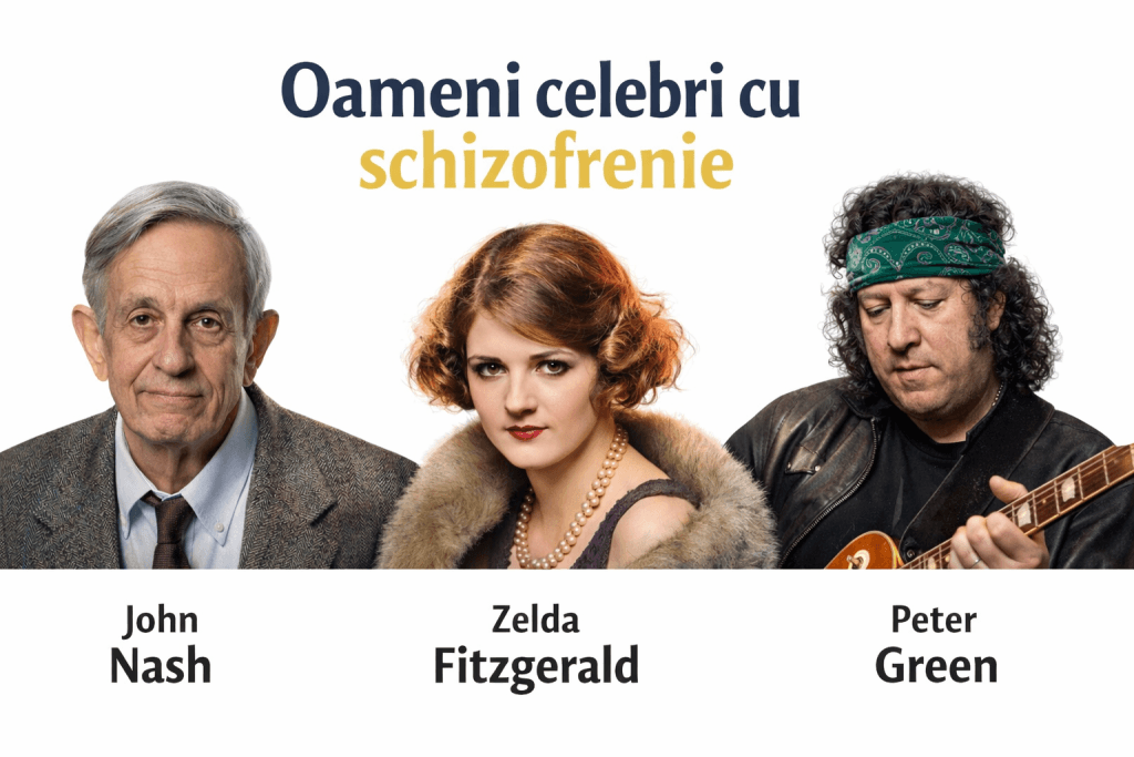 Oameni celebri cu schizofrenie
