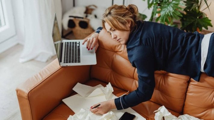 vinovatia de a nu fi productiv